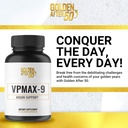 Golden After 50 VpMax-9 - Sight Care and Antioxidant Supplement with Eye Vitamins, Lutein, Lycopene and Bilberry Extract - 6 Bottles 3