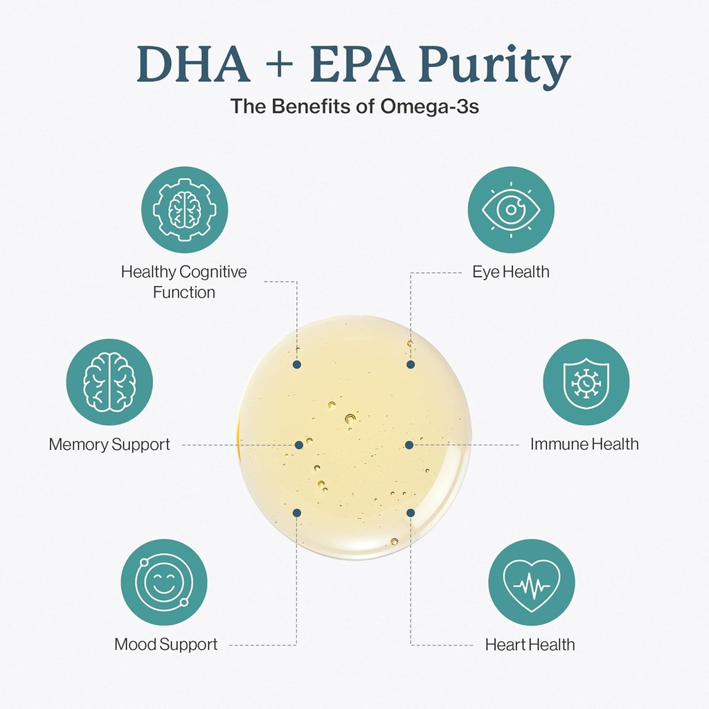 Dr. Fuhrman Vegan Omega 3 | Vegan DHA+EPA Purity Liquid Supplement | Made from Lab-Grown Algae | Our Omega 3 Supplement is Refrigerated in Warehouse Until Shipped | Citrus Flavor 60 Servings 3