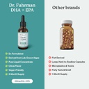 Dr. Fuhrman Vegan Omega 3 | Vegan DHA+EPA Purity Liquid Supplement | Made from Lab-Grown Algae | Our Omega 3 Supplement is Refrigerated in Warehouse Until Shipped | Citrus Flavor 60 Servings 5
