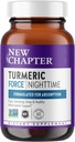 New Chapter Turmeric Supplement + Sleep Aid - Turmeric Force Nighttime for Sleep Support with Valerian Root + Ginger + NO Black Pepper Needed + Non-GMO Ingredients - 60 Vegetarian Capsule 2