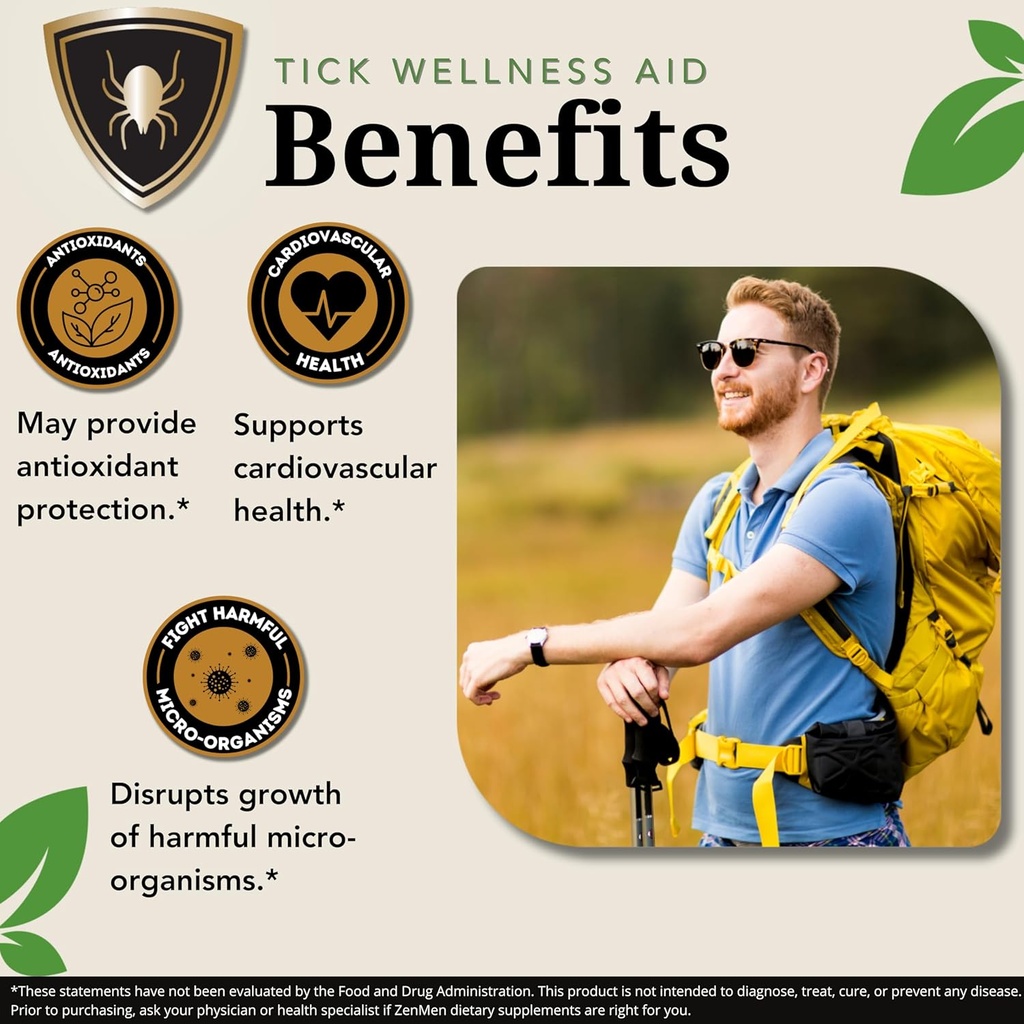 Zenmen Overall Wellness Bundle: Body Odor Supplement and Japanese Knotweed Tincture Bundle 6