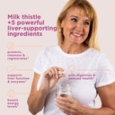 LiverSmart - Liver Cleanse & Repair Formula with European Milk Thistle, Silymarin, Artichoke, Dandelion, Yellow Dock Root, Beet Root - Supplement to Aid, Renew and Support Liver Health (6) 4