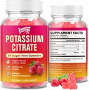 Potassium Citrate Gummies 1000mg, Potassium Supplement for Adults Women & Men, Support Leg Cramps & Muscle Health, 60 Count 2