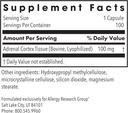 Allergy Research Group Adrenal Cortex Support - Adrenal Glandular Supplement, Immune Function, 100mg Adrenal Extract, Bovine - 100 Count 3