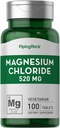Piping Rock Magnesium Chloride | 520mg | 100 Tablets | Vegetarian, Non-GMO, Gluten Free Supplement 2