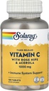 SOLARAY Vitamin C 1000mg Timed Release Capsules with Rose HIPS & Acerola Bioflavonoids, Two-Stage for High Absorption & All Day Immune Function Support, 60 Day Guarantee (100 Servings, 100 Tablets) 2