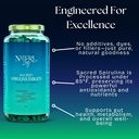 Natural Zing 100% Pure Spirulina (Raw, Organic) |1000 16oz Powder, Tablets | Vegan Protein | Phycocianin | Beta Carotene 6