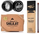 NATURAL SHILAJIT Resin - 20 Gram Shilajit Supplement with Fulvic Acid & Trace Minerals & Shilajit Honey Sticks 7 Count 2