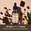 (2 Pack) Organic Vitamin D3 K2 Drops with MCT Oil Omega 3, 5000 IU, Maximum Strength Vitamin D Liquid, No Fillers, Non-GMO Liquid D3 for Faster Absorption and Immune Support (Mocha, 2 Fl Oz) 3