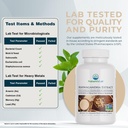 Nature's Lab Extra Strength Ashwagandha KSM 66 Extract - 5% Withanolides, Pure Organic Ashwagandha Root Powder - Supports Stress Relief, Focus and Strength Support* - 120 Ct (60 Day Supply) 5