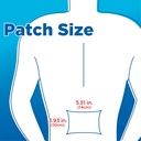 Basic Care Maximum Strength OTC Pain Relief , 4% Lidocaine Patch, 3.9” x 5.5”, 15-Count Box (Previously HealthWise) 6