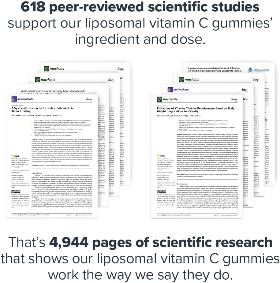LEGION Liposomal Vitamin C Supplement - High Absorption Liposomal VIT C Supplement for Women & Men - Natural Vitamin C Supplements for Immune System Support (60 Vitamin C Capsules) 4