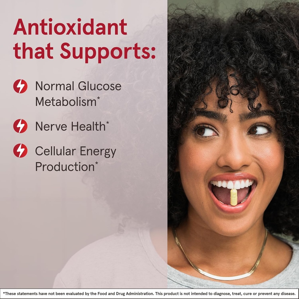 Jarrow Formulas Alpha Lipoic Sustain with Biotin, 300 mg Alpha Lipoic Acid, Universal Antioxidant, Dietary Supplement, 60 Vegan Tablets, Up to a 60 Day Supply 5