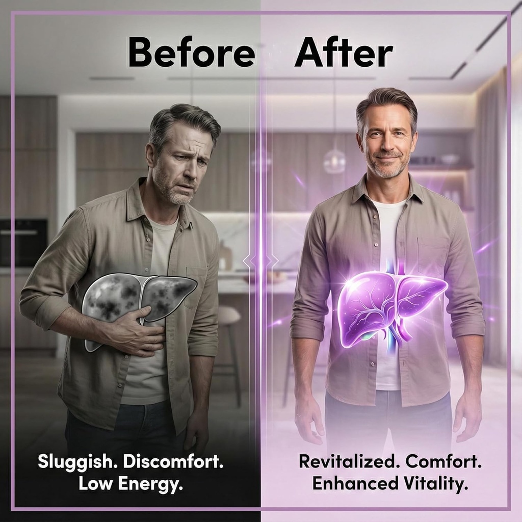 Liver Cleanse Detox & Repair - Liver Health Support Supplement - with Milk Thistle, Berberine, Beet Root Powder, Turmeric, Ginger, Dandelion Root, Artichoke, Grape Seed Extract & More - 240 Capsules 6