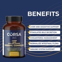 Liver Health and Gallbladder Support Formula - Liver Cleanse Detox & Repair Herbal Complex with Rosehips St. John's Wort Chamomile - Gallbladder Liver Supplements for Women Men - 60 Capsules 4