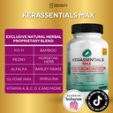 Kerassentials Max - Hair, Skin & Nails Support Supplement | Biotin, Calcium, Magnesium, Folate & Herbal Blend | Premium Formula | 60 Capsules, Vegan & Gluten-Free 4