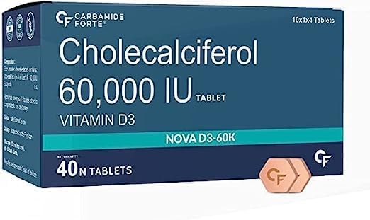 Puritans Vitamin D3 60000 IU - Chewable Cholecalciferol Vitamin D Supplement for Women & Men - 40 Tablets 2