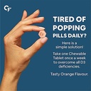 Puritans Vitamin D3 60000 IU - Chewable Cholecalciferol Vitamin D Supplement for Women & Men - 40 Tablets 5