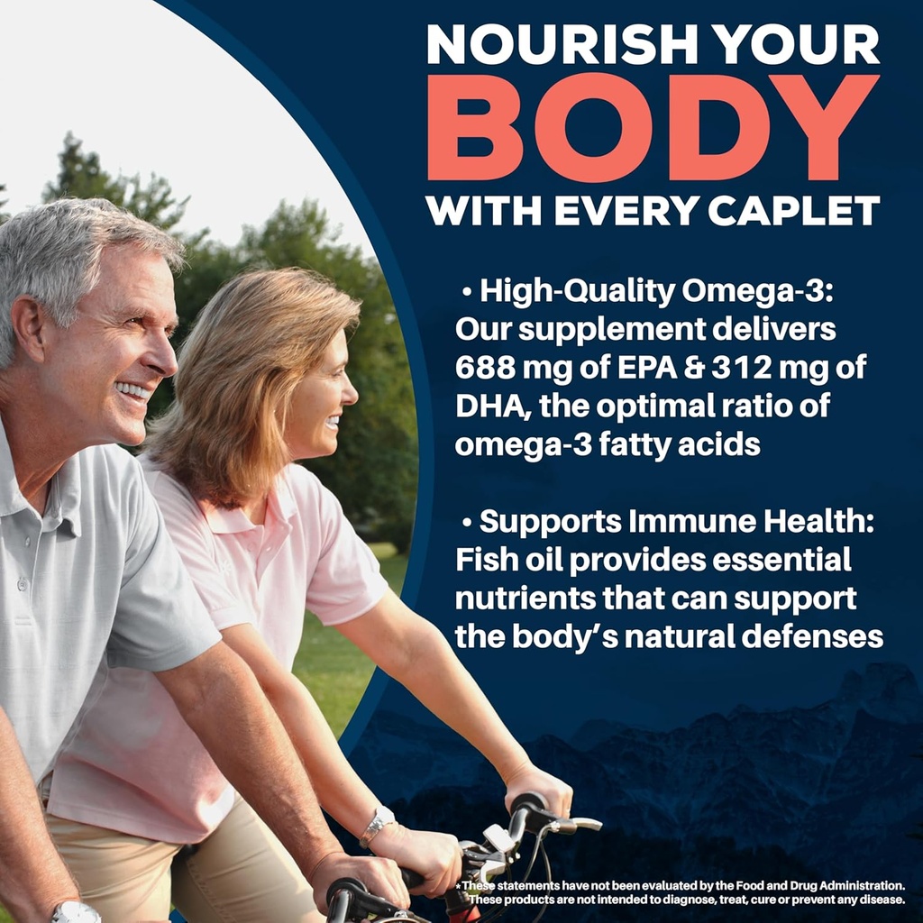 Ayush Herbs High Omega 3 - Omega 3 Fish Oil, 1000mg Per Capsule, EPA & DHA Fish Oil Supplement for Women & Men, Natural Lemon Flavor - 60 Softgel Capsules (1 Count) 6