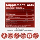 Creatine Monohydrate Gummies 5g - Watermelon Flavored Creatine for Women and Men - Supplement Supports Muscle Gain, Energy, Pre and Post Workout, Focus & Cognition, Recovery (120 count, 40 servings) 5