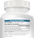 Coenzyme Q10 for Dogs Grain-Free Supplement, Ubiquinol - The Electron-Rich Form of CoQ10, Promotes Heart Health, Cognitive and Energy Support for Dogs, 120 Chewable Tablets 4