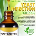 Natural Yeast Infection Treatment for Dogs, Dog Ear Infection Treatment, Dog Allergy Relief, Helps to Support Itch Relief, Inflammation Relief & More, Ear Infection Treatment for Dogs - 2 fl oz 4