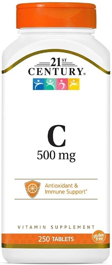 21st Century Vitamin C, 500 mg, 250 Tablets 2