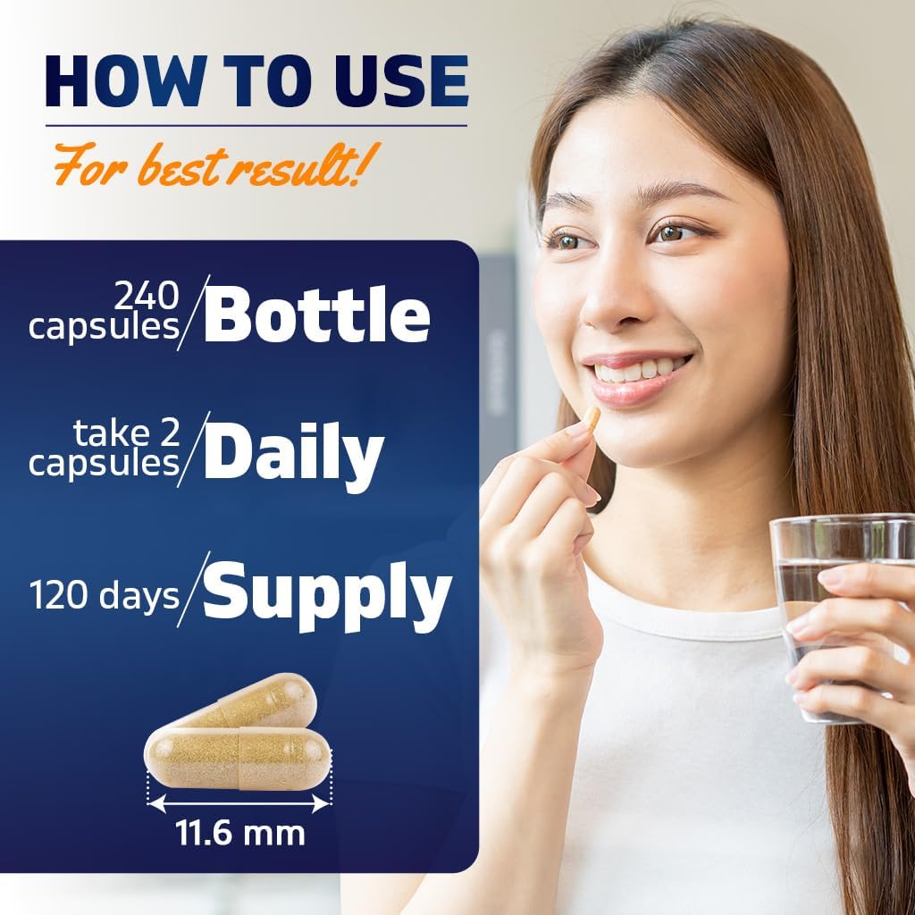 Vitamatic Bitter Melon- 25000 mg Equivalent Per Serving (from 25:1 Extract 1000 mg)- 240 Vegetarian Capsules, and Concentrated 25X Potency 100% Vegetarian, All-Natural and Non-GMO 4