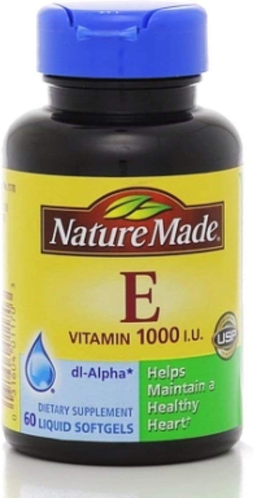 Nature Made Vitamin E 1000 IU (dl-Alpha) Softgels 60 Ct 5