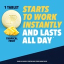 Pepcid Complete Acid Reducer + Antacid for Acid Reflux, 10mg Famotidine, 800mg Calcium Carbonate & 165mg Magnesium Hydroxide per Heartburn Tablet, Antacid Chews, Tropical Fruit, 25 ct 3