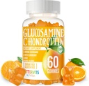 Glucosamine Chondroitin Gummies with MSM & Elderberry Extra Strength - Joint Support, Antioxidant Immune Support Supplement for Adults, Men & Women.60 Orange Gummies 2