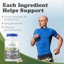 Ridgecrest Herbals ClearLungs Sport, Oxygen Intake and Lung Support Formula with Cordyceps, Rhodiola, Eleuthero (60 Vegan Caps, 30 Serv) 3