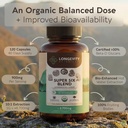 Organic Super Six Mushroom Blend Capsules Supplement (90) | Fruiting Body Extract Complex | Lions Mane, Turkey Tail, Cordyceps, Reishi, Chaga & Tremella | 35% Beta-D Glucans | Overall Wellness Support 4