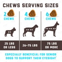 Eye Vitamins for Dogs - Dog Vision Supplement for Tear Stains, Dog Eye Care, Immune Support - Vitamin С, Carrot, Fish Oil, Lutein - 180 Soft Chews with Duck Flavor - for All Breeds and Ages 5