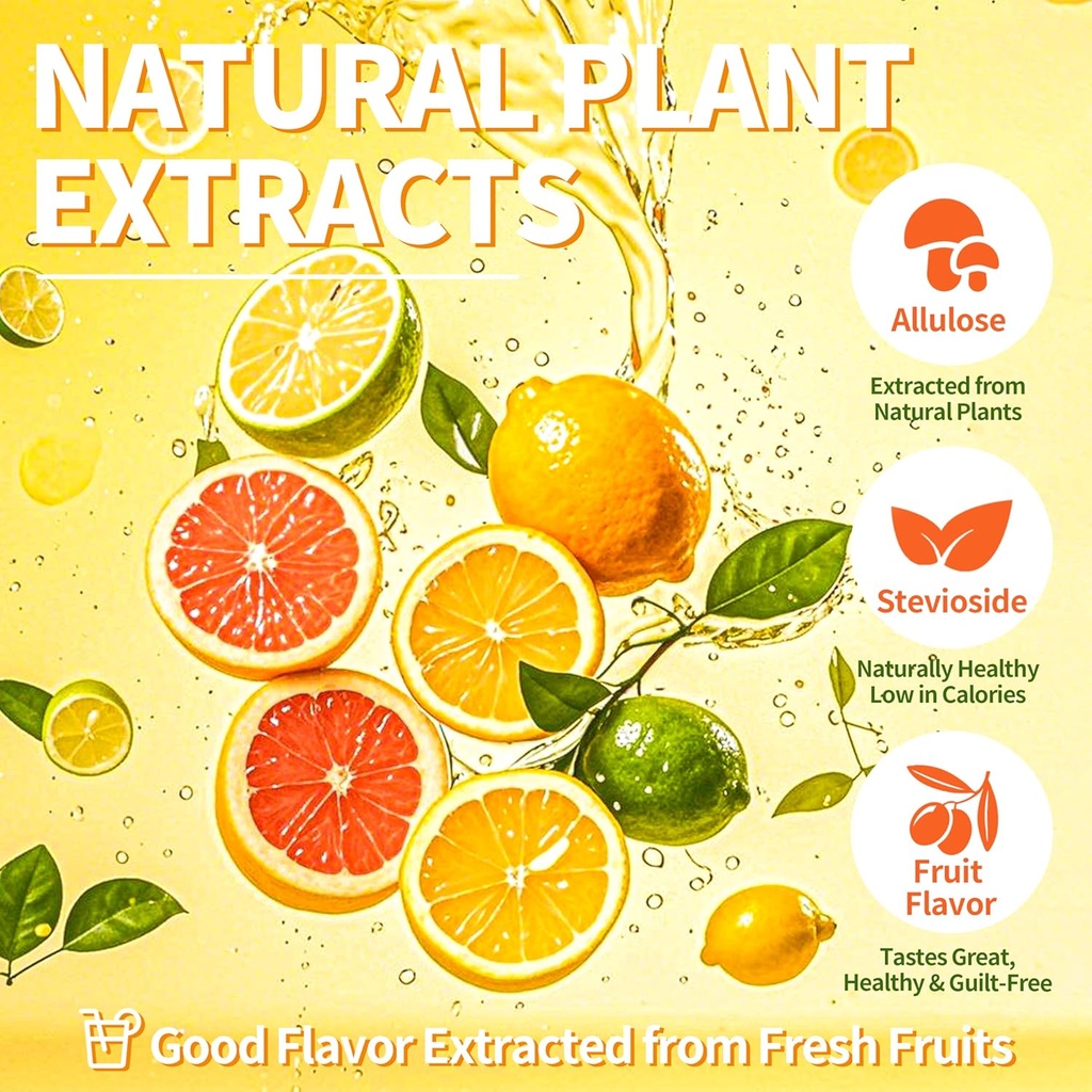 Dynatech Zero Sugar Electrolyte Drink Mix - Lemon - Hydration Powder Packets with 10 Electrolytes & Vitamins | Non-GMO, Gluten Free, Vegan Electrolytes Powder Packets | 16 Servings 3