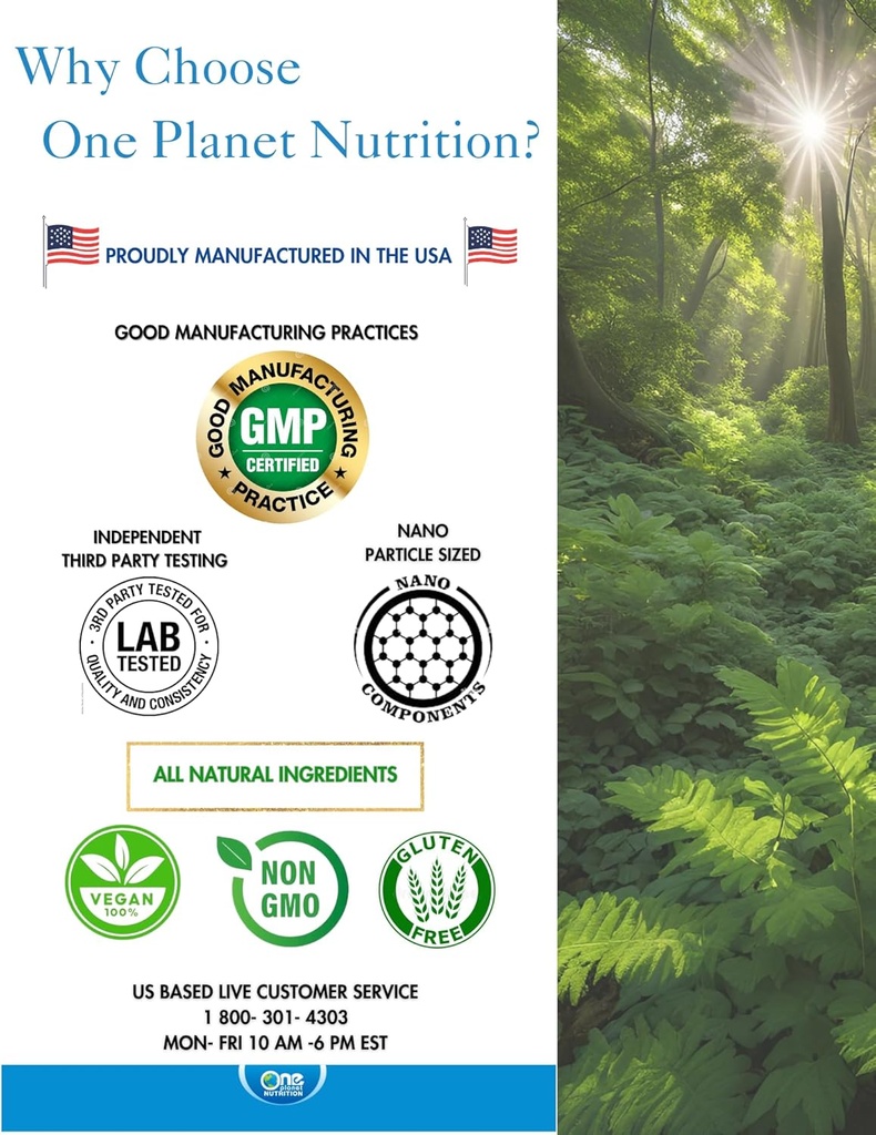 One Planet Nutrition Nano Silymarin Powder 8 oz (227 Servings), Milk Thistle Seed Extract, Nano for Enhanced Absorption, Supports Overall Welness, Non-GMO, Vegan, Gluten Free 4