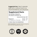 Magnesium L Threonate 2000mg Per Serving, 30 Servings of Pharmaceutical Grade, Non-GMO, Soy Free, Gluten Free, Vegetarian Capsules - Supplement for Brain & Joint 6