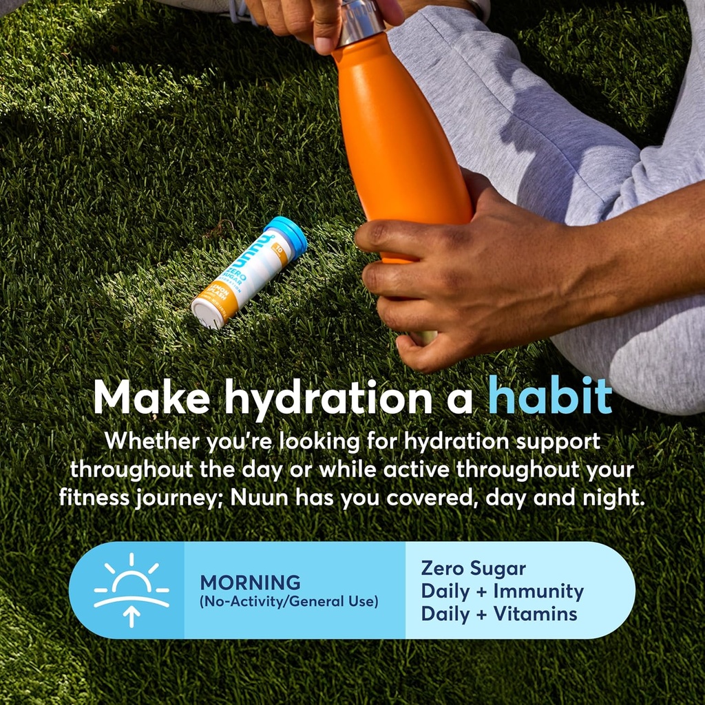 Nuun Daily Electrolyte Tablets with Magnesium, Calcium, Potassium, Chloride & Sodium, Gluten Free, Sugar Free, & Vegan, Wild Strawberry Flavor, 8 Pack (80 Servings Total) 5