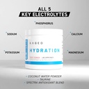 Kaged Electrolyte Hydration Powder Hydracharge Pink Lemonade Sports Drink for Men and Women Pre, Post, Intra Workout Supplement 60 Servings 3