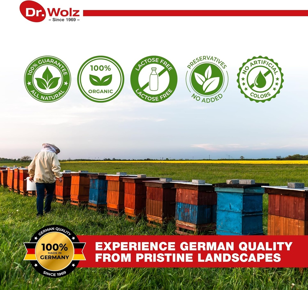 Dr. Wolz Zell Oxygen + Royal Jelly 1000mg, Organic Superfood and All Natural Energy Supplements, Nutrition for Immune Support, Healthy Skin, Fatigue Relief and Energy Boost, 14 Vials 5