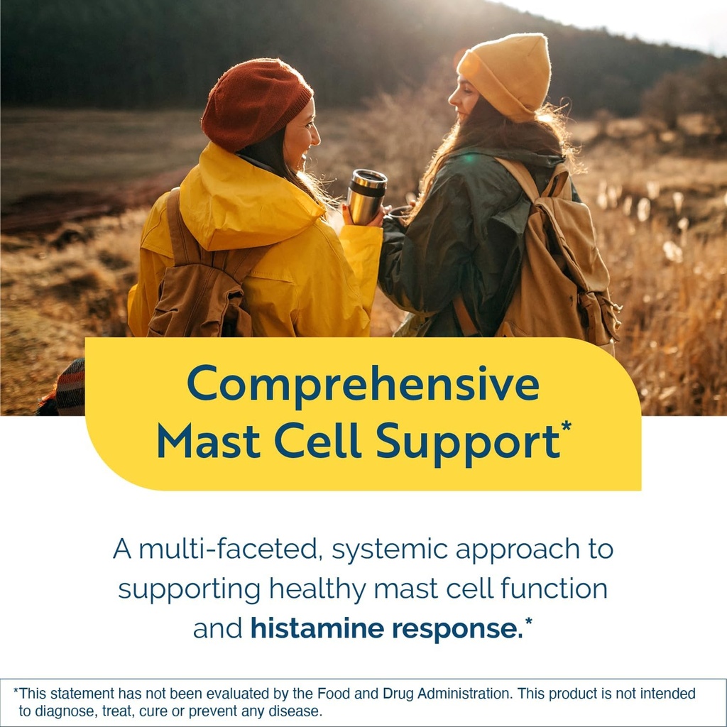 Researched Nutritionals Mast Cell Support Duo - HistaQuel to Supports Normal Histamine Production (120 Capsules) & Multi-Biome Multi Strain Probiotic for Immune & Histamine Support (30 Capsules) 3