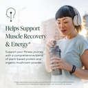 OM MUSHROOM SUPERFOOD Master Blend Plant-Based Protein Powder (Resealable Bag (16 Servings), Unflavored Protein) 4