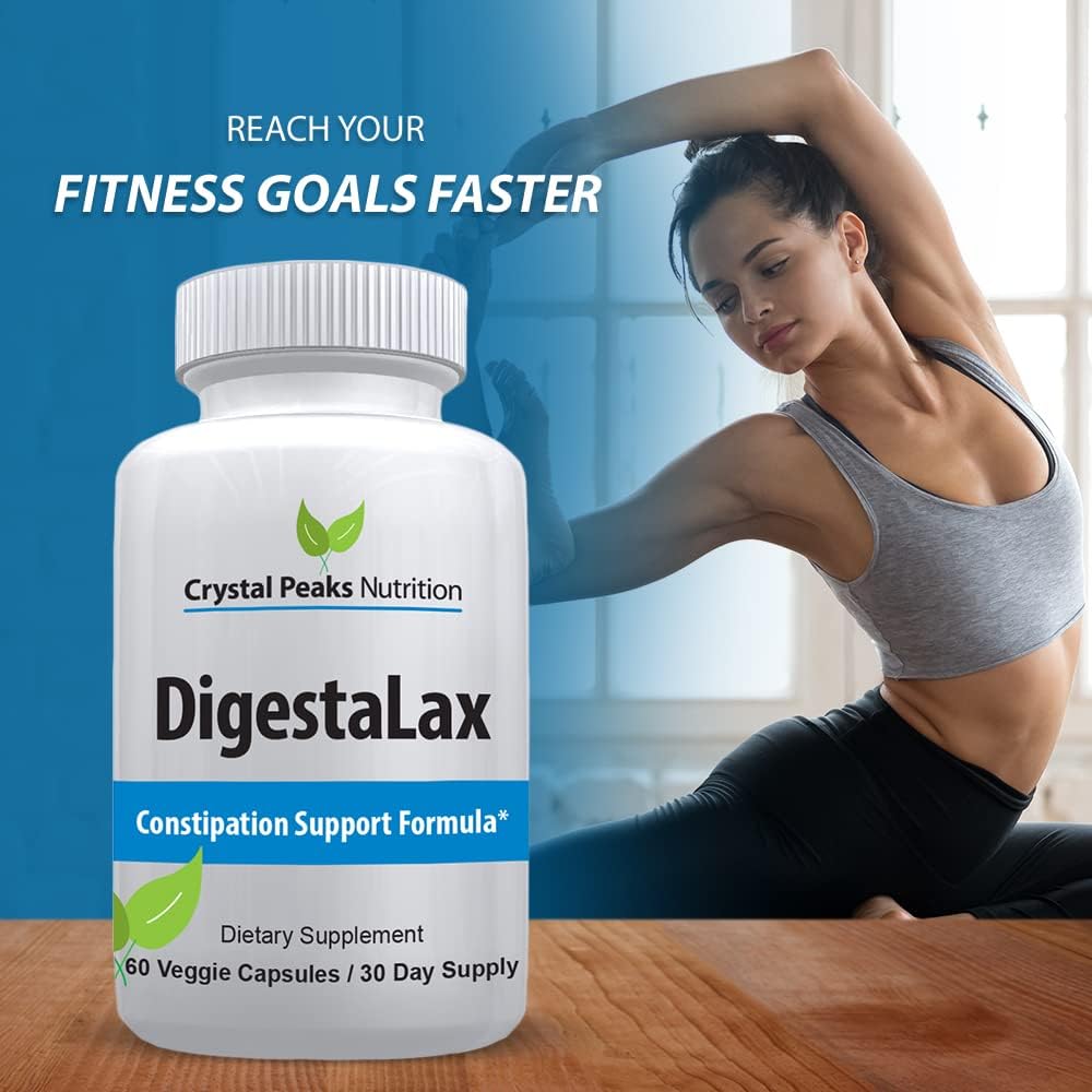 DigestaLax Increase Nutrition & Constipation Support - Helps Improve Easy Digestion & Natural Colon Absorption + Gas, Bloating, and Cramping Relief, Calcium Blend for Gut Health, 60 Veggie Capsules 5