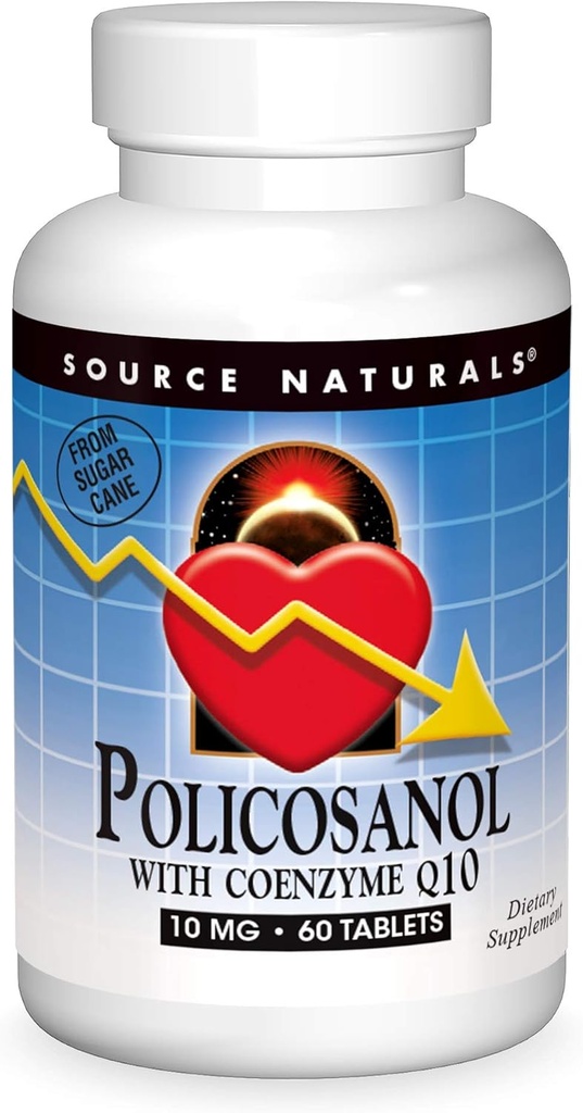 Source Naturals Policosanol with Coenzyme Q10 10 Mg Tablet, 60 Count 2