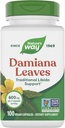 Nature's Way Damiana Leaves, Traditional Libido Support*, 600 mg per 2-Capsule Serving, Non-GMO Project Verified, Vegan, 100 Capsules (Packaging May Vary) 2