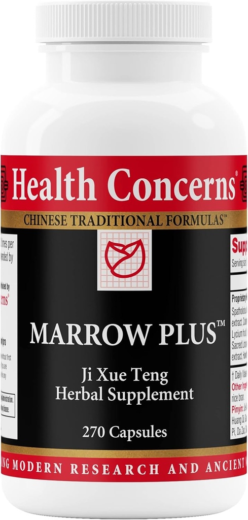Health Concerns Marrow Plus – Bone Marrow & Blood Generation Herbal Supplement – Chinese Herbal Formula for Anemia, & Circulation Support – Astragus, Salvia, & Tangerine Extracts – 270 Capsules 2