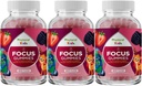 Vegan Kids Focus Gummies - Potent Chewable Brain Support for Children - Enhances Concentration & Memory - Calming Supplements & Focus Gummies for Kids - Non-GMO & Gluten-Free - 60 Count - 3 Pack 2