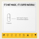 Living Alchemy Gut Health Supplements for Men & Women - Your Flora Probiotic Professional Digestion Supplement with Fermented Soybean, Prebiotics, Digestive Enzyme - Vegan, Non-GMO, 60 Pcs 4