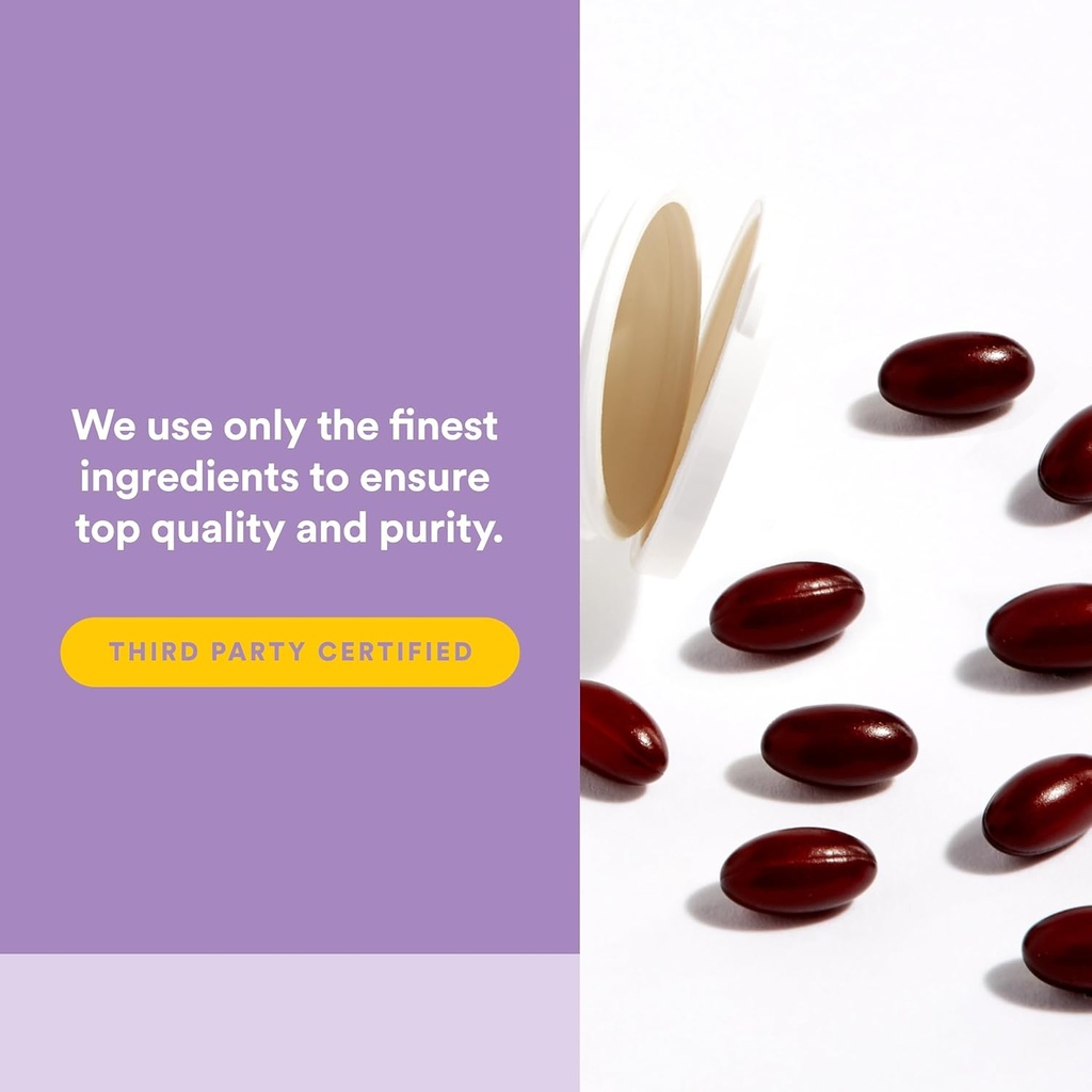 Natural Factors, Coenzyme Q10 50mg, CoQ10 Supplement for Energy, Heart and Antioxidant Support, Gluten Free, 120 softgels (120 servings) 6