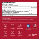 Long-Haul Circulation Relieves Leg Discomfort, Reduces Swollen Feet, Legs, Ankles from Prolonged Sitting, Travel Essentials, Pycnogenol 100mg, Ginger Extract, 30 Servings (Veg Caps) 3